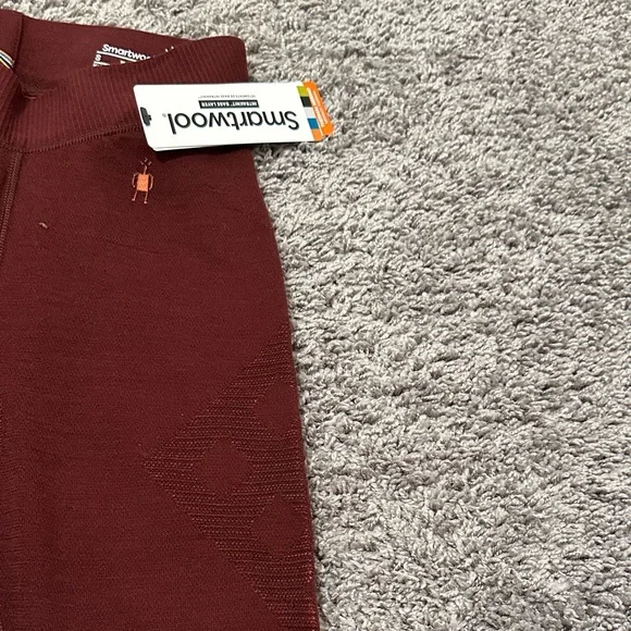 Smartwool Intraknit Women's Base Layer Leggings - Burgundy - Picture 5 of 5